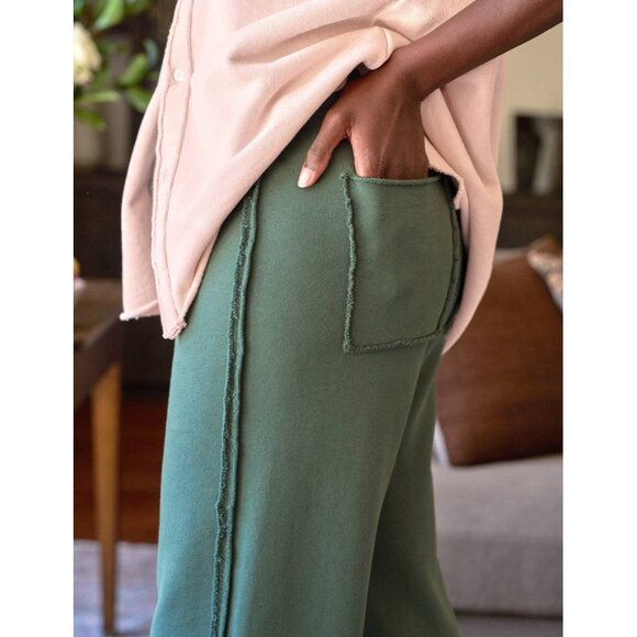 Frank & Eileen - Bella Full Length Sweatpant in Rosemary Size Xs $238 - Picture 6 of 9